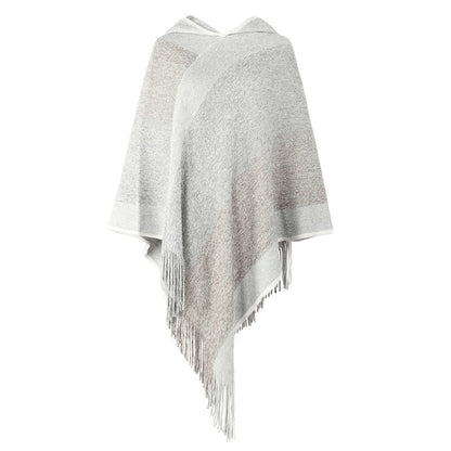 Autumn Winter Sweaters Poncho Knitting Capes Cloak Sweater V-Neck Irregular Hem Tassels Coat Knitted Pullover The Clothing Company Sydney