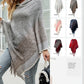 Autumn Winter Sweaters Poncho Knitting Capes Cloak Sweater V-Neck Irregular Hem Tassels Coat Knitted Pullover The Clothing Company Sydney