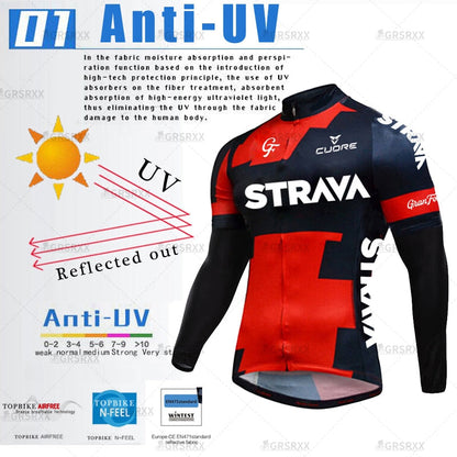 Cycling Suit Winter Bicycle Set Thermal Fleece Cycling Autumn Long Sleeve Sportswear Winter Cycling Suit The Clothing Company Sydney