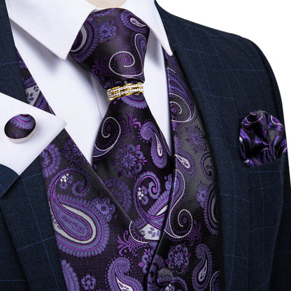 5 Piece Vests Slim Fit Mens Wedding Suit Casual Sleeveless Formal Business Waistcoat Hanky Necktie Bow Tie Set The Clothing Company Sydney