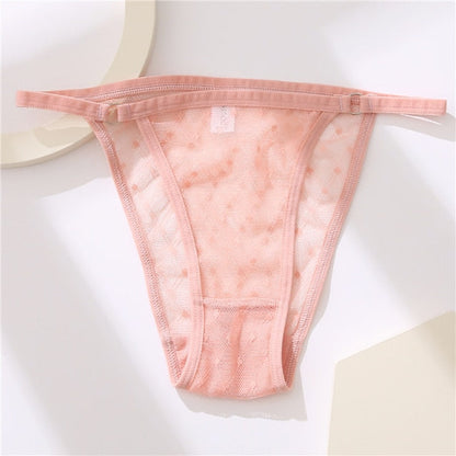 Transparent Panties Low Waist Briefs Mesh Thongs Floral Lace Underwear Hollow Out Lingerie The Clothing Company Sydney