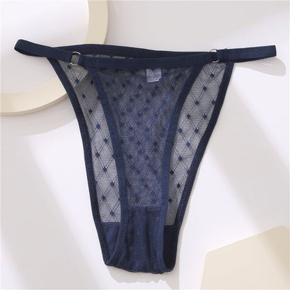 Transparent Panties Low Waist Briefs Mesh Thongs Floral Lace Underwear Hollow Out Lingerie The Clothing Company Sydney