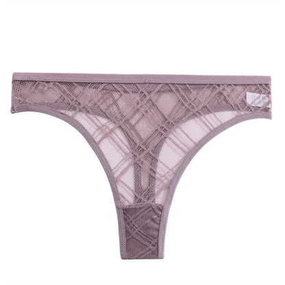 Transparent Panties Low Waist Briefs Mesh Thongs Floral Lace Underwear Hollow Out Lingerie The Clothing Company Sydney