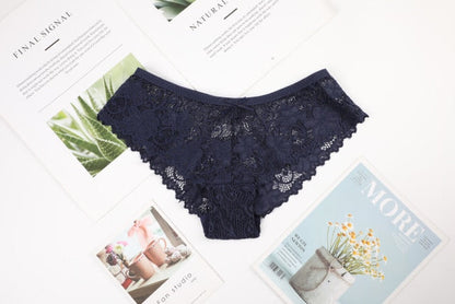 3 Pack Lace Underwear Panties Set Intimate Lingerie Cotton Briefs Transparent Undies The Clothing Company Sydney