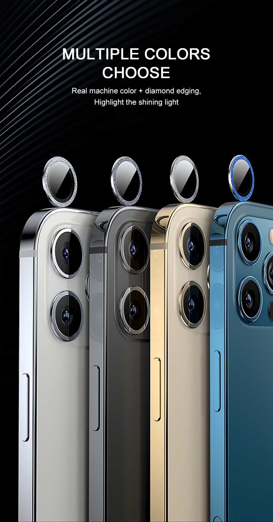 Luxury Camera Lens Protector Glass For iPhone 13 12 11 Pro Max Camera Protective Glass Back Lens Protector The Clothing Company Sydney