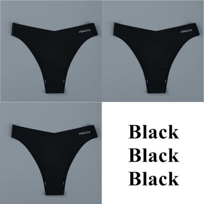 3 pack Seamless Ice Silk Panties Solid Colors Breathable Pantys Underwear Lingerie Hollow Out Briefs The Clothing Company Sydney