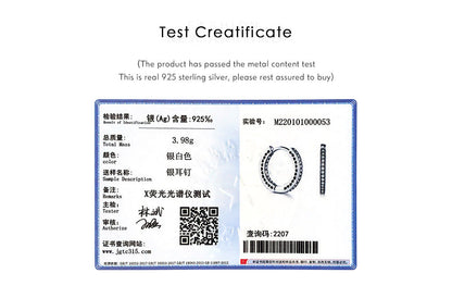 925 Sterling Silver Classic Full Hearts Hoop Earrings Luxury Cubic Zirconia Fashion Jewellery For Women Wedding Gift The Clothing Company Sydney