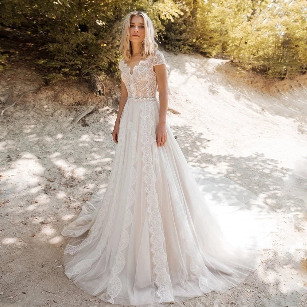 Charming Champagne Mermaid Sweetheart Appliques Train Lace Bridal Gown Corset Robe Custom Made Wedding Dresses The Clothing Company Sydney