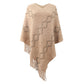 Autumn Winter Sweaters Poncho Knitting Capes Cloak Sweater V-Neck Irregular Hem Tassels Coat Striped Knitted Pullover The Clothing Company Sydney