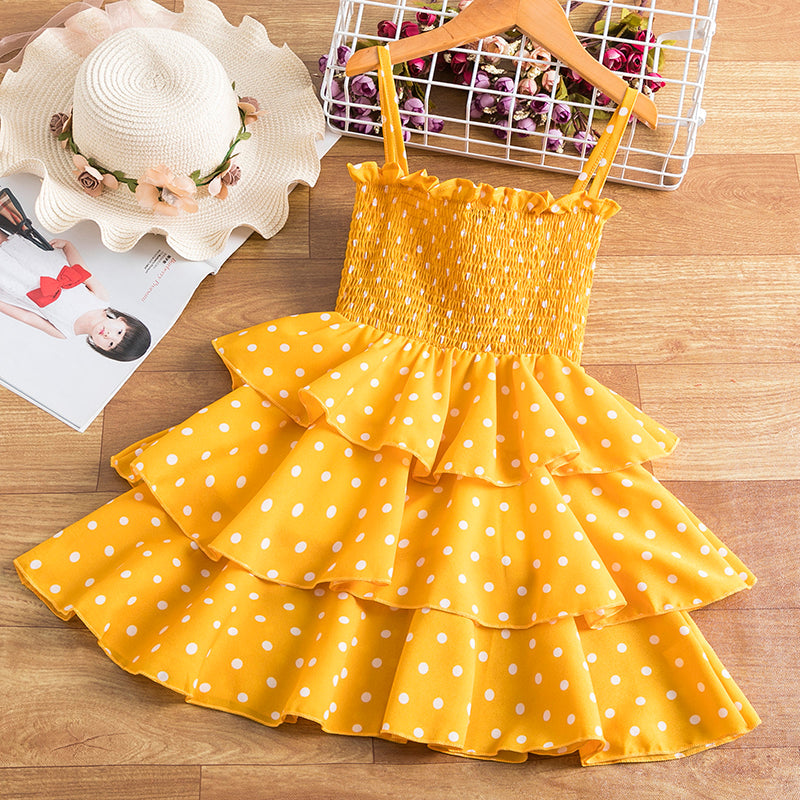 Girls Princess Kids Summer Fairy Puff Short Sleeve Elegant Birthday Party Ball Gown Dress The Clothing Company Sydney