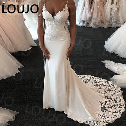 Lace Long Sleeve Sheer Illusion Neckline Boho Wedding Gowns Vintage Bride Wedding Dresses The Clothing Company Sydney