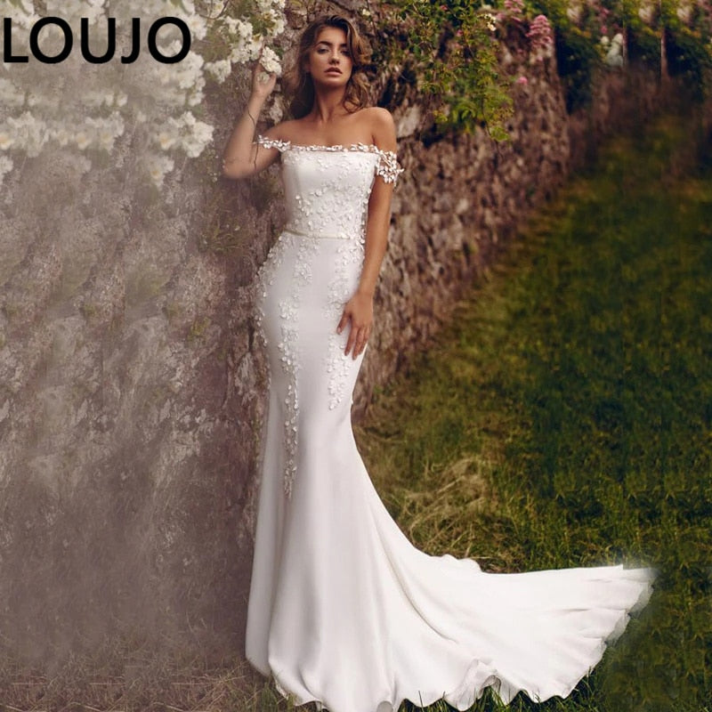 Lace Long Sleeve Sheer Illusion Neckline Boho Wedding Gowns Vintage Bride Wedding Dresses The Clothing Company Sydney