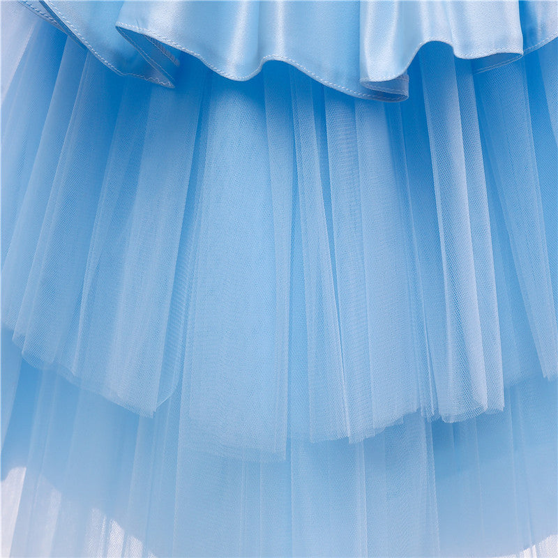 Girls Kids Summer Sleeveless Wedding Sequin Bow Children Lace Smash Tutu Princess Dress The Clothing Company Sydney