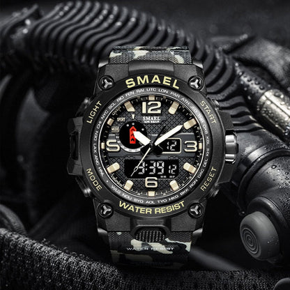 50M Water Resitant Clock Alarm 1545D Dual Display Wristwatch Quartz Military Watch Sport New Mens Watch The Clothing Company Sydney