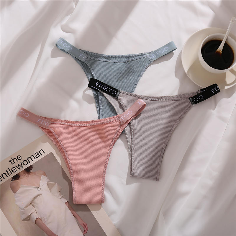 3 pack Cotton Mix Panties Letter Waist Underpants Lingerie Thong Pantys Underwear Intimates The Clothing Company Sydney