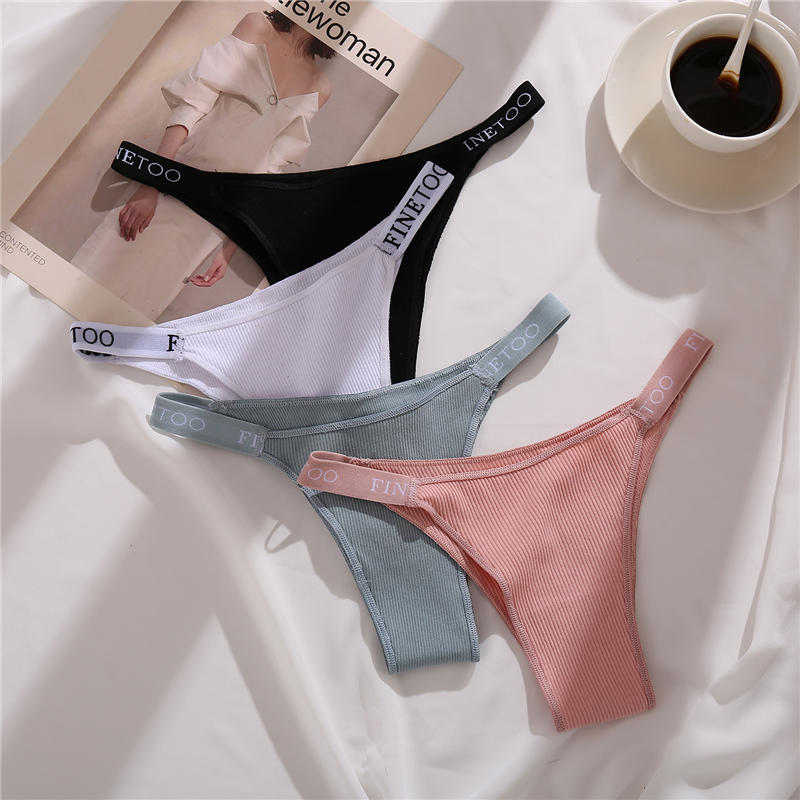 3 pack Cotton Mix Panties Letter Waist Underpants Lingerie Thong Pantys Underwear Intimates The Clothing Company Sydney