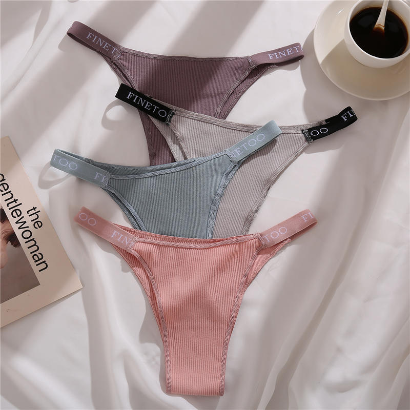 3 pack Cotton Mix Panties Letter Waist Underpants Lingerie Thong Pantys Underwear Intimates The Clothing Company Sydney