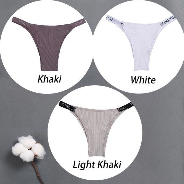 3 pack Cotton Mix Panties Letter Waist Underpants Lingerie Thong Pantys Underwear Intimates The Clothing Company Sydney