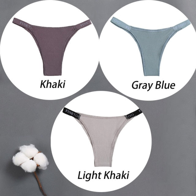 3 pack Cotton Mix Panties Letter Waist Underpants Lingerie Thong Pantys Underwear Intimates The Clothing Company Sydney