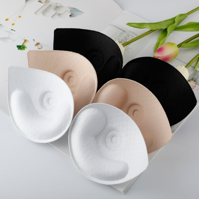 3 pairs Intimates Bra Accessories Sponge Swimsuit Breast Pads Chest Push Up Enhancers Bra Padding Foam Inserts The Clothing Company Sydney