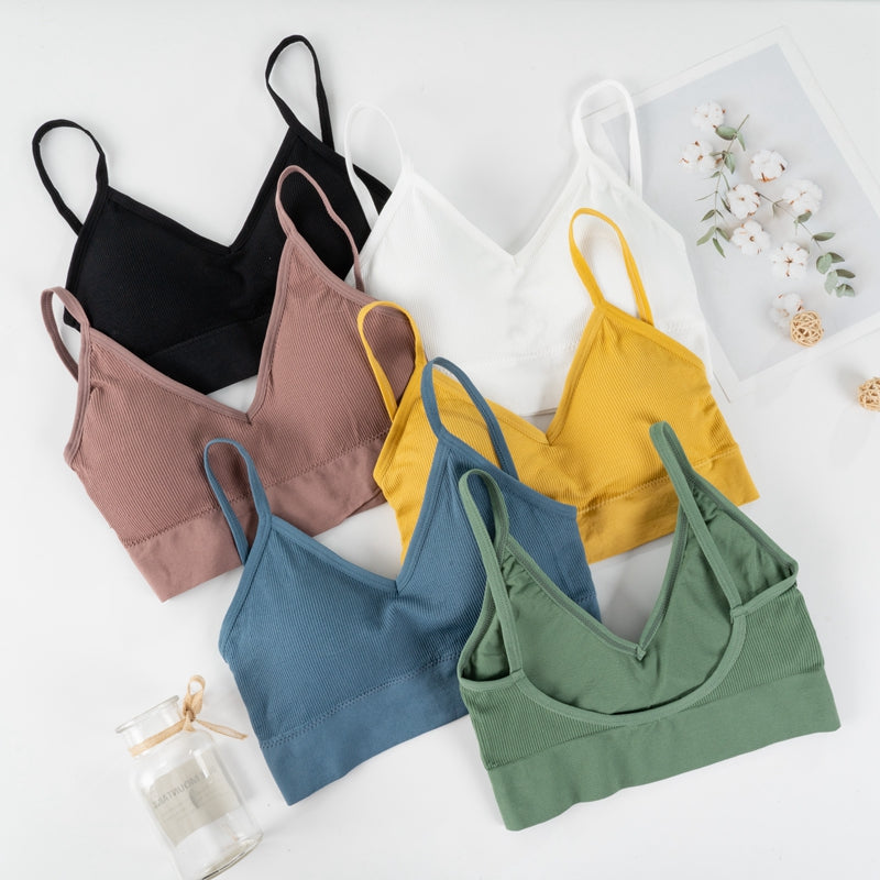 Bra Panties G-String Push Up Bra Crop Top Seamless Underwear Active Bra Thong Lingerie Set The Clothing Company Sydney