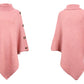 Autumn Winter Button Sweater Oversized Turtleneck Jumper Knitwear Holiday Vintage Cape Batwing Sleeve Poncho Pullover The Clothing Company Sydney