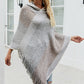 Autumn Winter Sweaters Poncho Knitting Capes Cloak Sweater V-Neck Irregular Hem Tassels Coat Knitted Pullover The Clothing Company Sydney