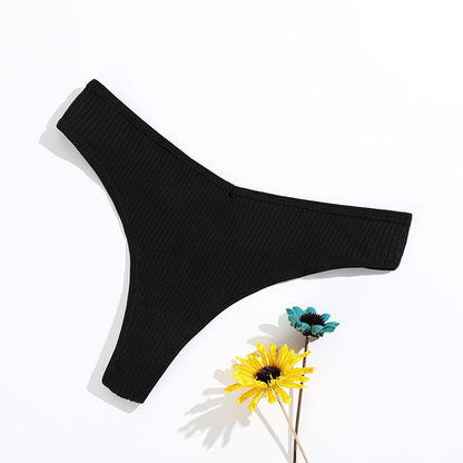 Striped Panties Comfort Cotton Underwear Sports Breathable Thongs Lingerie G-Strings Underpants The Clothing Company Sydney