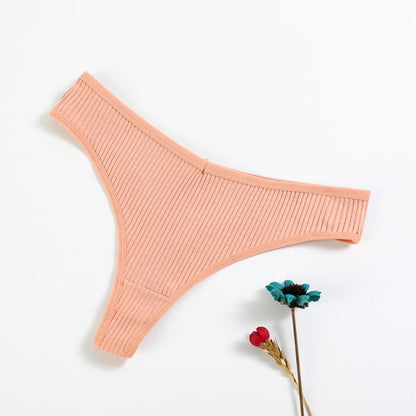 Striped Panties Comfort Cotton Underwear Sports Breathable Thongs Lingerie G-Strings Underpants The Clothing Company Sydney