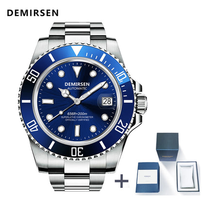 Luxury Automatic Watch Sport Stainless Steel Sapphire Glass Luminous Mechanical Men Ladies Wristwatch The Clothing Company Sydney