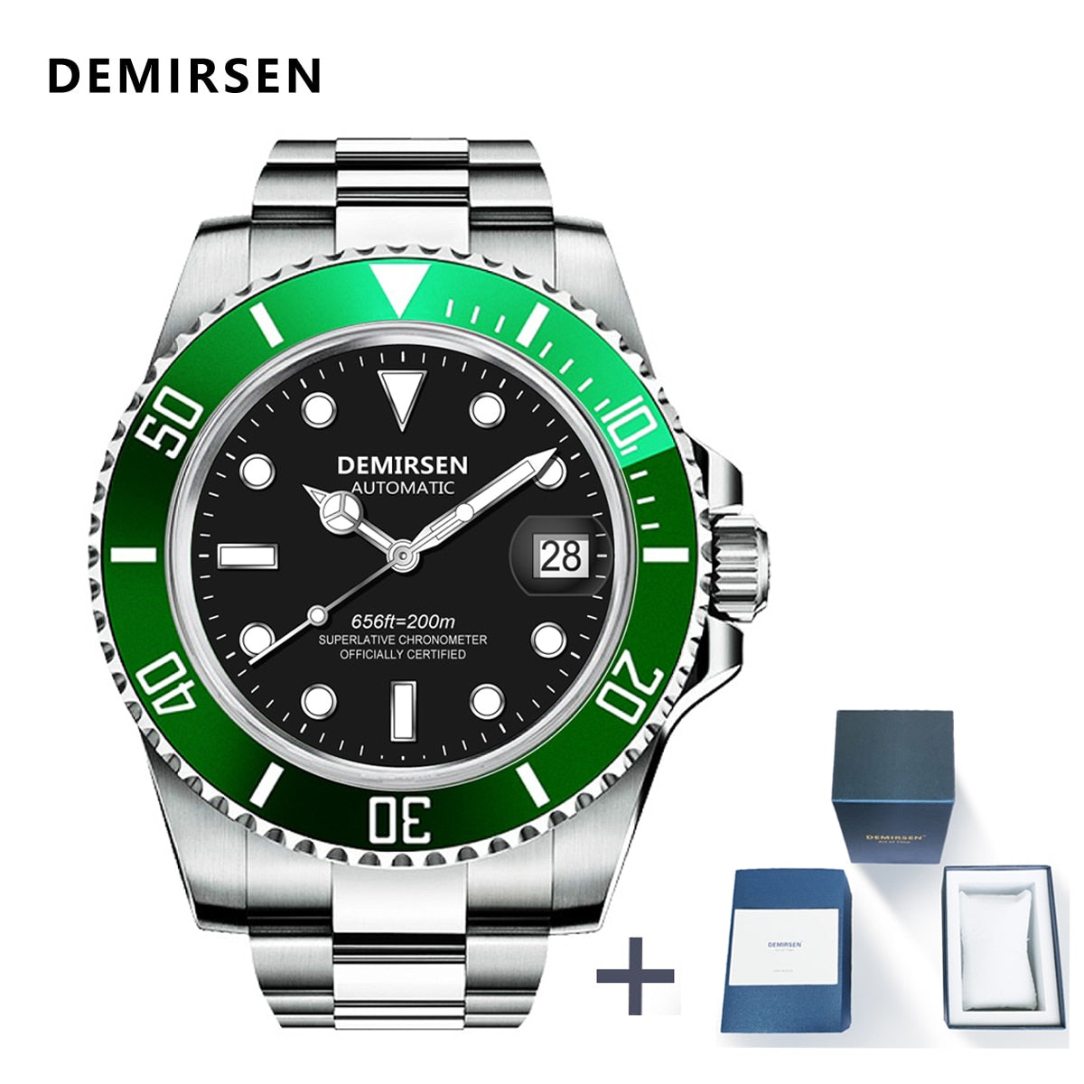 Luxury Automatic Watch Sport Stainless Steel Sapphire Glass Luminous Mechanical Men Ladies Wristwatch The Clothing Company Sydney