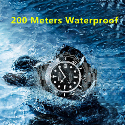 Luxury Automatic Watch Sport Stainless Steel Sapphire Glass Luminous Mechanical Men Ladies Wristwatch The Clothing Company Sydney