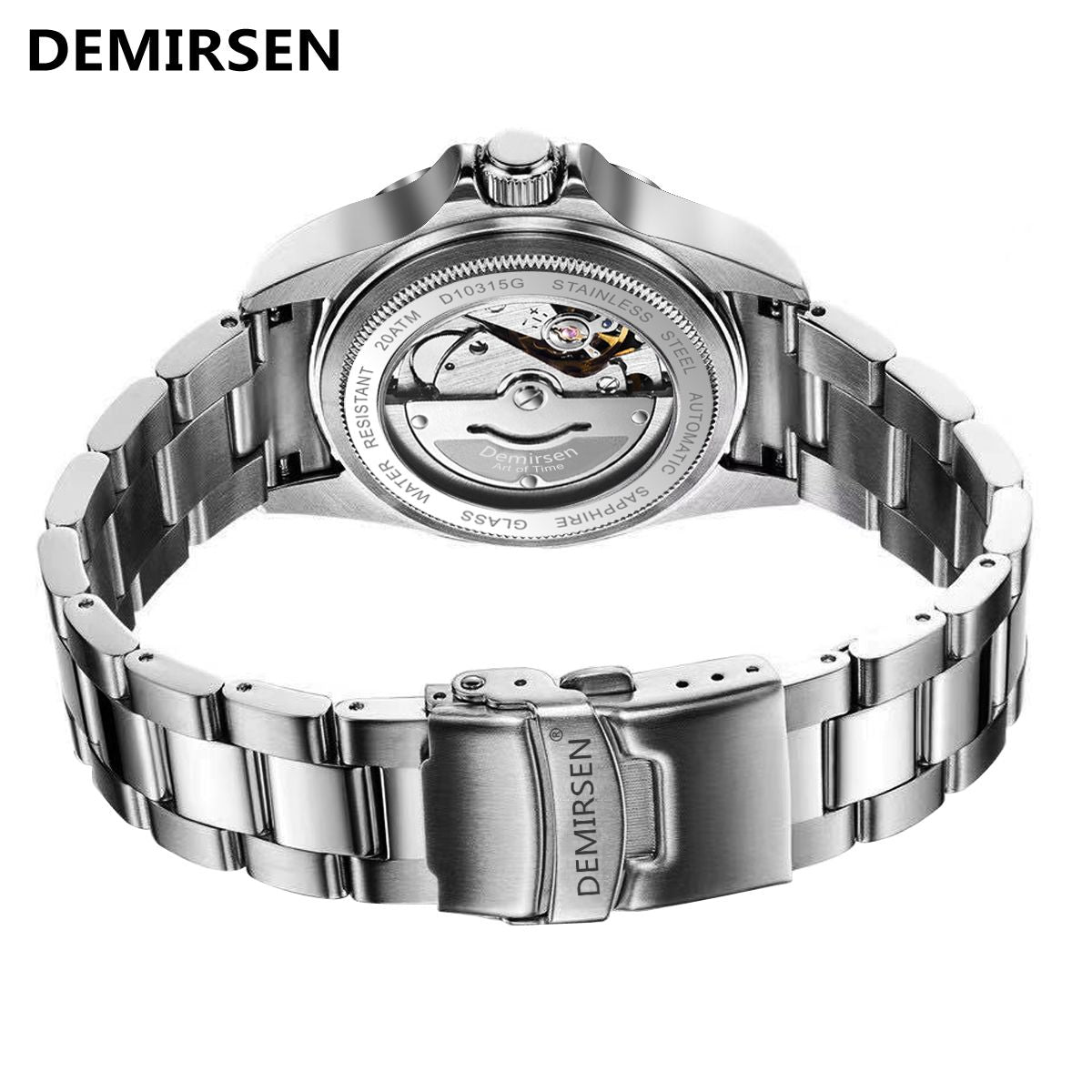 Luxury Automatic Watch Sport Stainless Steel Sapphire Glass Luminous Mechanical Men Ladies Wristwatch The Clothing Company Sydney