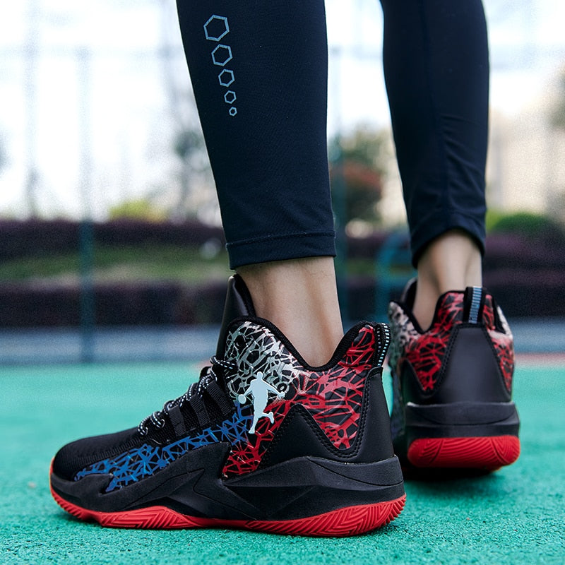 Autumn Winter High Top Men Basketball Unisex Mesh Sneakers Women Sports Shoes Kids Gym Training Athletic Ankle Boots The Clothing Company Sydney