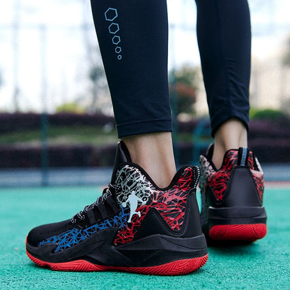 Autumn Winter High Top Men Basketball Unisex Mesh Sneakers Women Sports Shoes Kids Gym Training Athletic Ankle Boots The Clothing Company Sydney