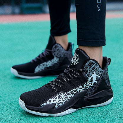 Autumn Winter High Top Men Basketball Unisex Mesh Sneakers Women Sports Shoes Kids Gym Training Athletic Ankle Boots The Clothing Company Sydney