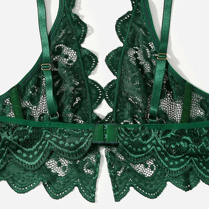 2 Pieces Lingerie Sets Sensual Deep-V Lace Brief Sets See Through Brief Seamless Intimates The Clothing Company Sydney