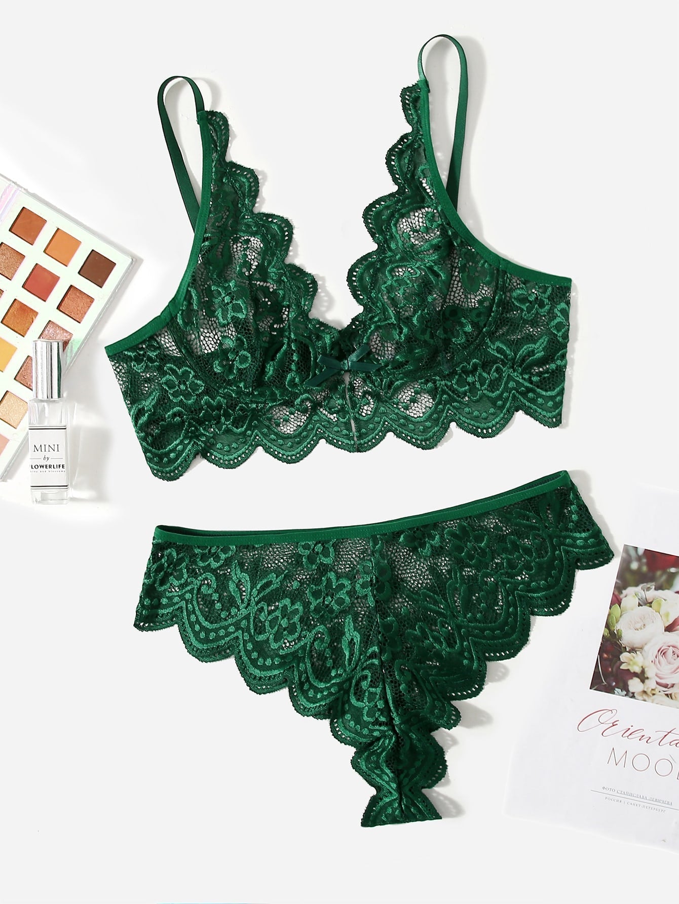 2 Pieces Lingerie Sets Sensual Deep-V Lace Brief Sets See Through Brief Seamless Intimates The Clothing Company Sydney