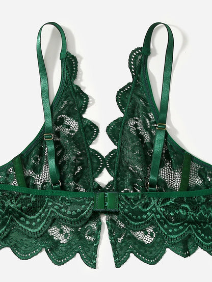 2 Pieces Lingerie Sets Sensual Deep-V Lace Brief Sets See Through Brief Seamless Intimates The Clothing Company Sydney