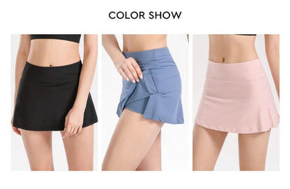 2 In 1 Running Sports Skirts Elastic Loose Quick Dry High Waist Golf Tennis Skorts Gym Yoga Shorts Fitness Sportwear The Clothing Company Sydney