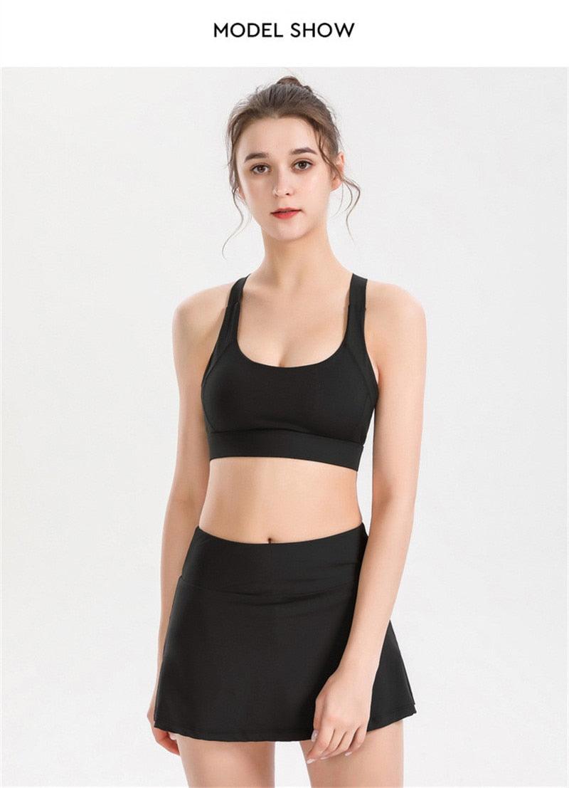 2 In 1 Running Sports Skirts Elastic Loose Quick Dry High Waist Golf Tennis Skorts Gym Yoga Shorts Fitness Sportwear The Clothing Company Sydney