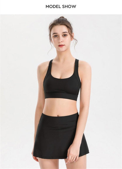 2 In 1 Running Sports Skirts Elastic Loose Quick Dry High Waist Golf Tennis Skorts Gym Yoga Shorts Fitness Sportwear The Clothing Company Sydney