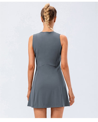 Nylon Mix Quick Dry Yoga Golf Fitness Badminton 2 Piece Set Skirt And Shorts Sportswear Tennis Dress The Clothing Company Sydney