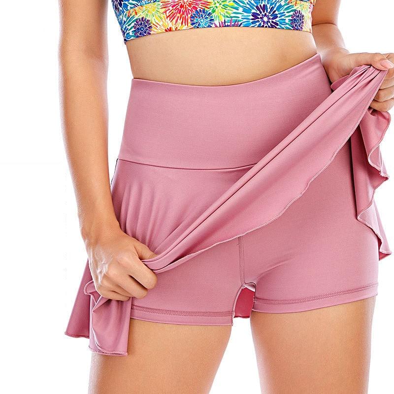 2 in 1 Sports Gym Golf Dancing Running Fitness Yoga Skorts Shorts and Mini Pleated Tennis Skirt The Clothing Company Sydney