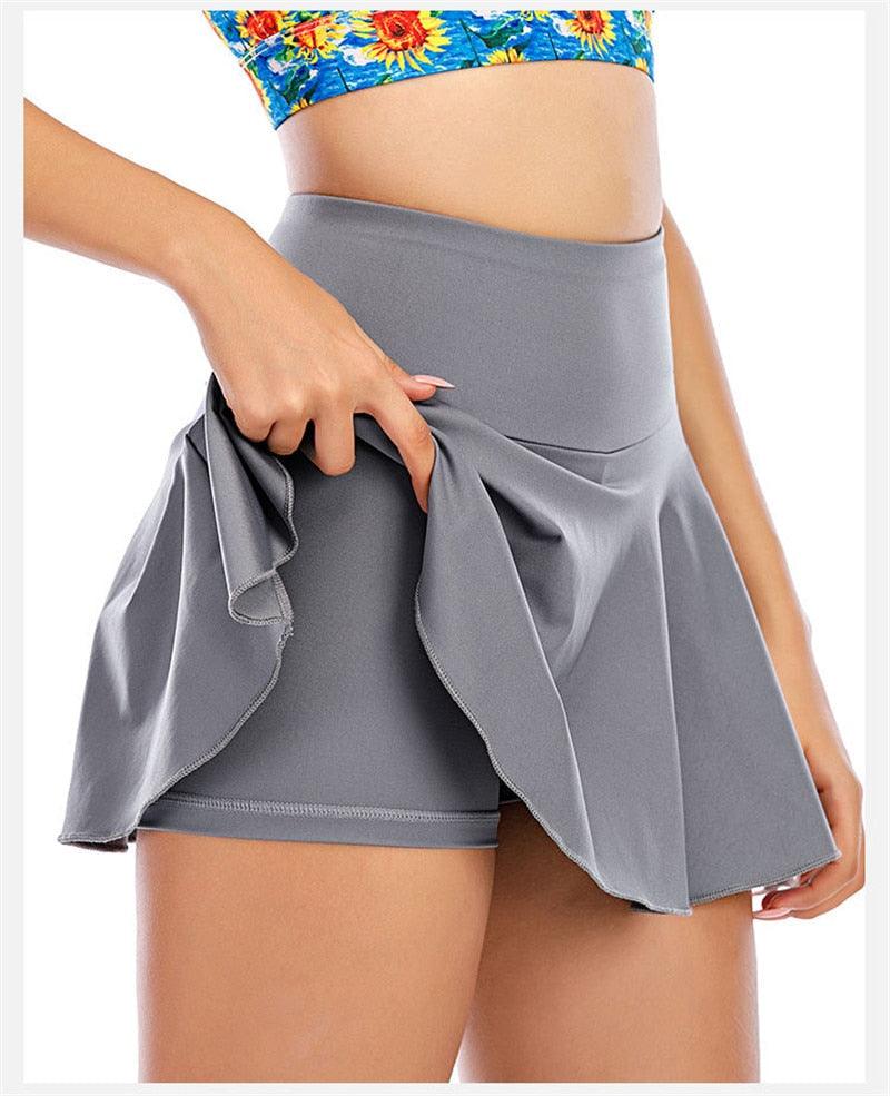 2 in 1 Sports Gym Golf Dancing Running Fitness Yoga Skorts Shorts and Mini Pleated Tennis Skirt The Clothing Company Sydney