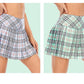 Ladies Summer Tennis Skorts High Waist Stitching Plaid Golf Yoga Dancing Running Fitness Mini Pleated Skirts With Pocket Sportswear The Clothing Company Sydney