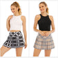 Ladies Summer Tennis Skorts High Waist Stitching Plaid Golf Yoga Dancing Running Fitness Mini Pleated Skirts With Pocket Sportswear The Clothing Company Sydney