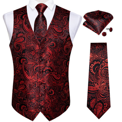 5 Piece Vests Slim Fit Mens Wedding Suit Casual Sleeveless Formal Business Waistcoat Hanky Necktie Bow Tie Set The Clothing Company Sydney