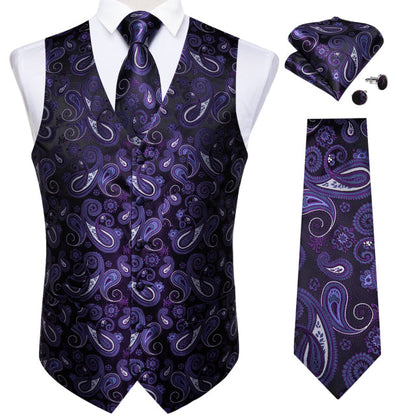 5 Piece Vests Slim Fit Mens Wedding Suit Casual Sleeveless Formal Business Waistcoat Hanky Necktie Bow Tie Set The Clothing Company Sydney