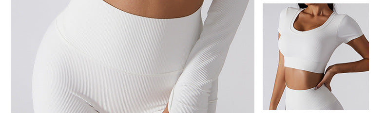 Long Sleeve Yoga With Chest Pads Quick Dry Fitness Clothes Gym Tight Sports Yoga Crop Top The Clothing Company Sydney